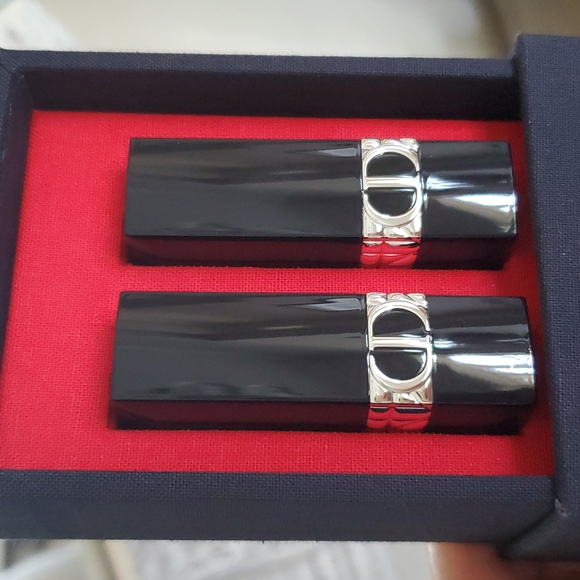 New in box never used DIOR Lipstick travel duo lip balm & 999 velvet lipstickđź’‹ - Picture 2 of 10